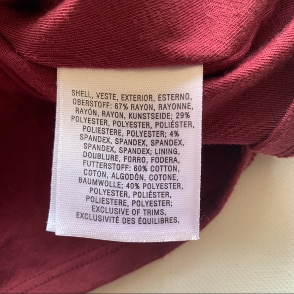 Anthro Maeve Red Dora Stretch knit dress Small - Picture 5 of 9